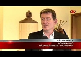 Házasság hete 2024 előzetes - Kapos Tv híradó rövid interjú Ház Gergellyel